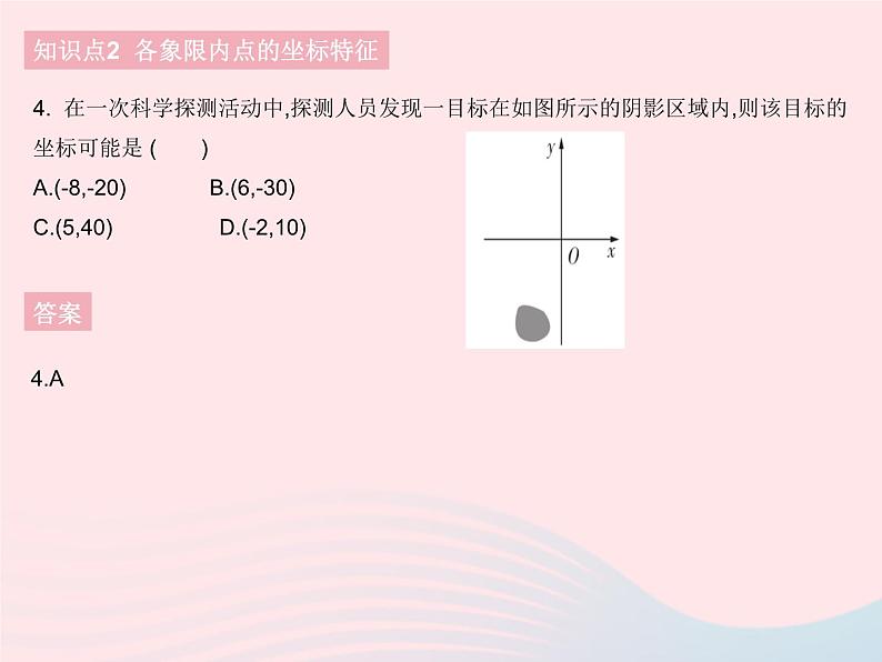 2023八年级数学下册第17章函数及其图象17.2函数的图象课时1平面直角坐标系作业课件新版华东师大版06