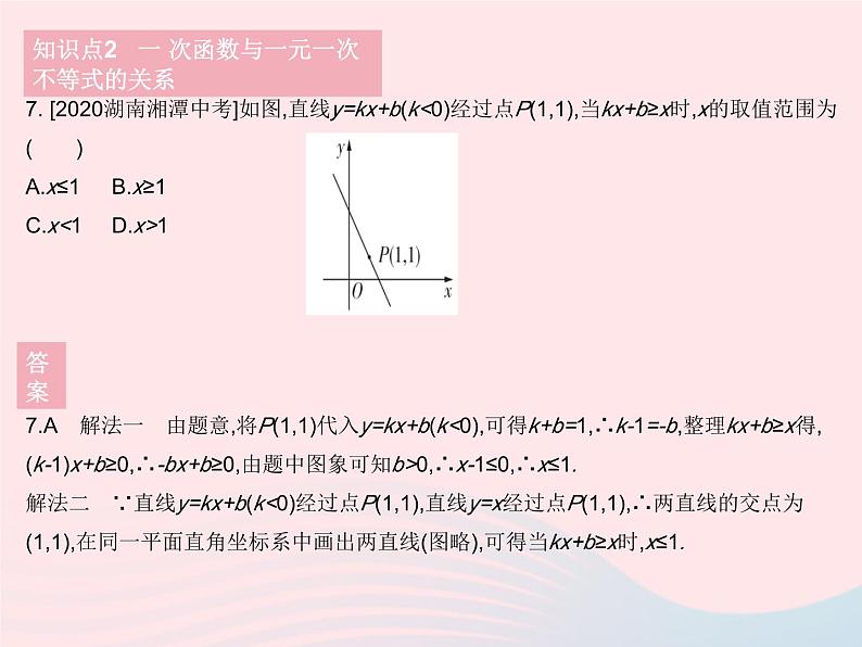 2023八年级数学下册第17章函数及其图象17.5实践与探索课时2实践与探索2作业课件新版华东师大版08