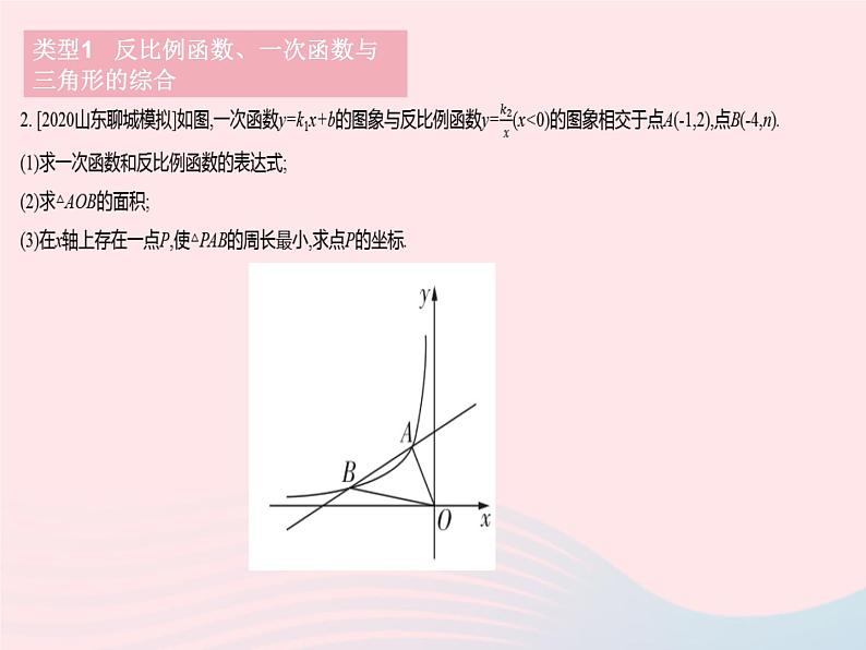 2023八年级数学下册第17章函数及其图象专项3反比例函数一次函数与几何图形的综合作业课件新版华东师大版06