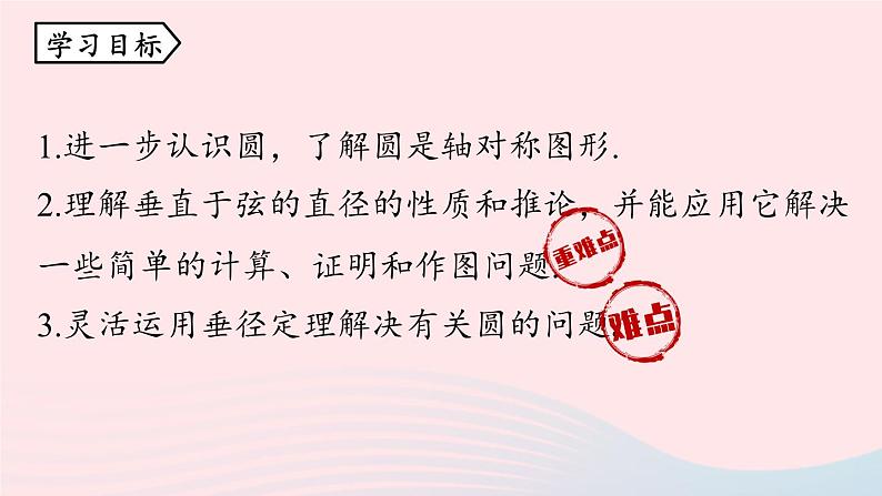 2023九年级数学上册第二十四章圆24.1圆的有关性质课时2上课课件新版新人教版第3页