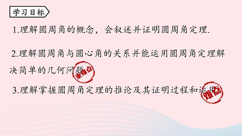 2023九年级数学上册第二十四章圆24.1圆的有关性质课时4上课课件新版新人教版第3页