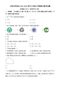 人教版·天津市河西区2022-2023学年八年级上学期期中数学试题