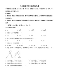 华师版·吉林省长春市绿园区2022-2023学年八上期末数学试卷