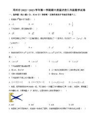 华师版·河南省南阳市邓州市2022-2023学年八上期中数学试卷