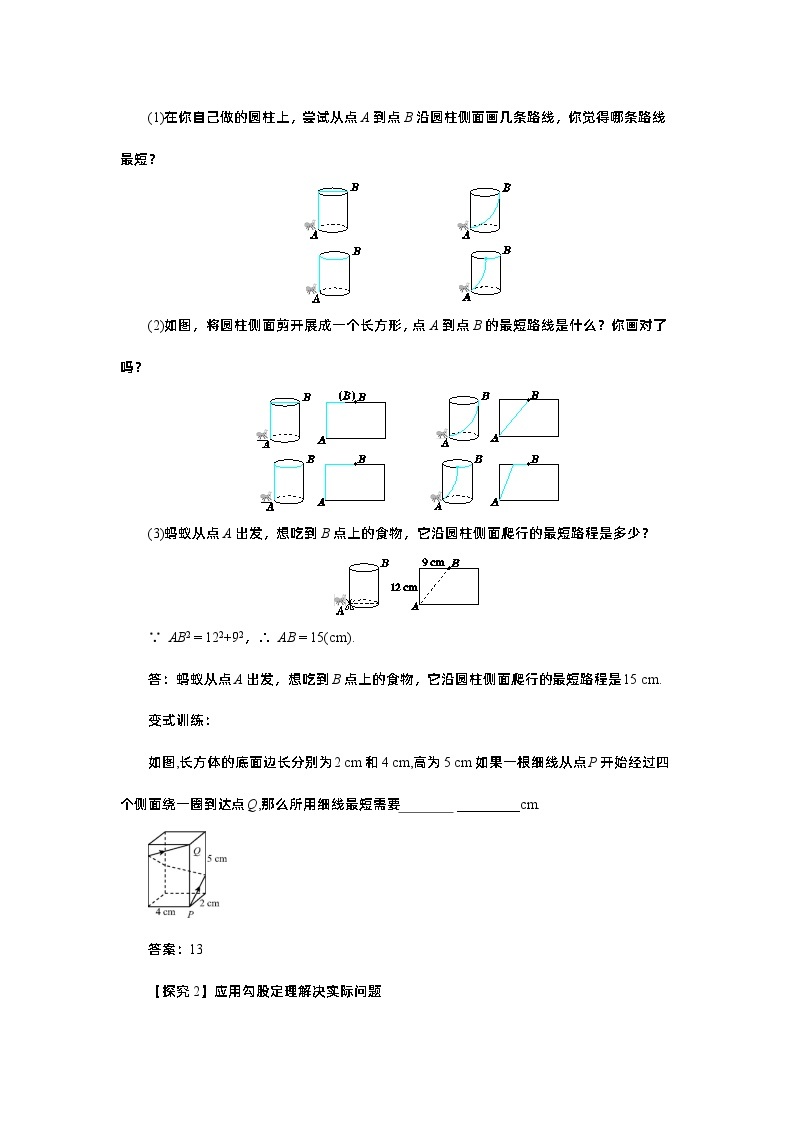 北师大版数学八上·1.3 勾股定理的应用（课件+教案+学案+练习）02