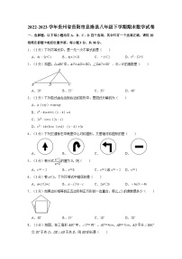 2022-2023学年贵州省贵阳市息烽县八年级下学期期末数学试卷（文字版含答案解析）