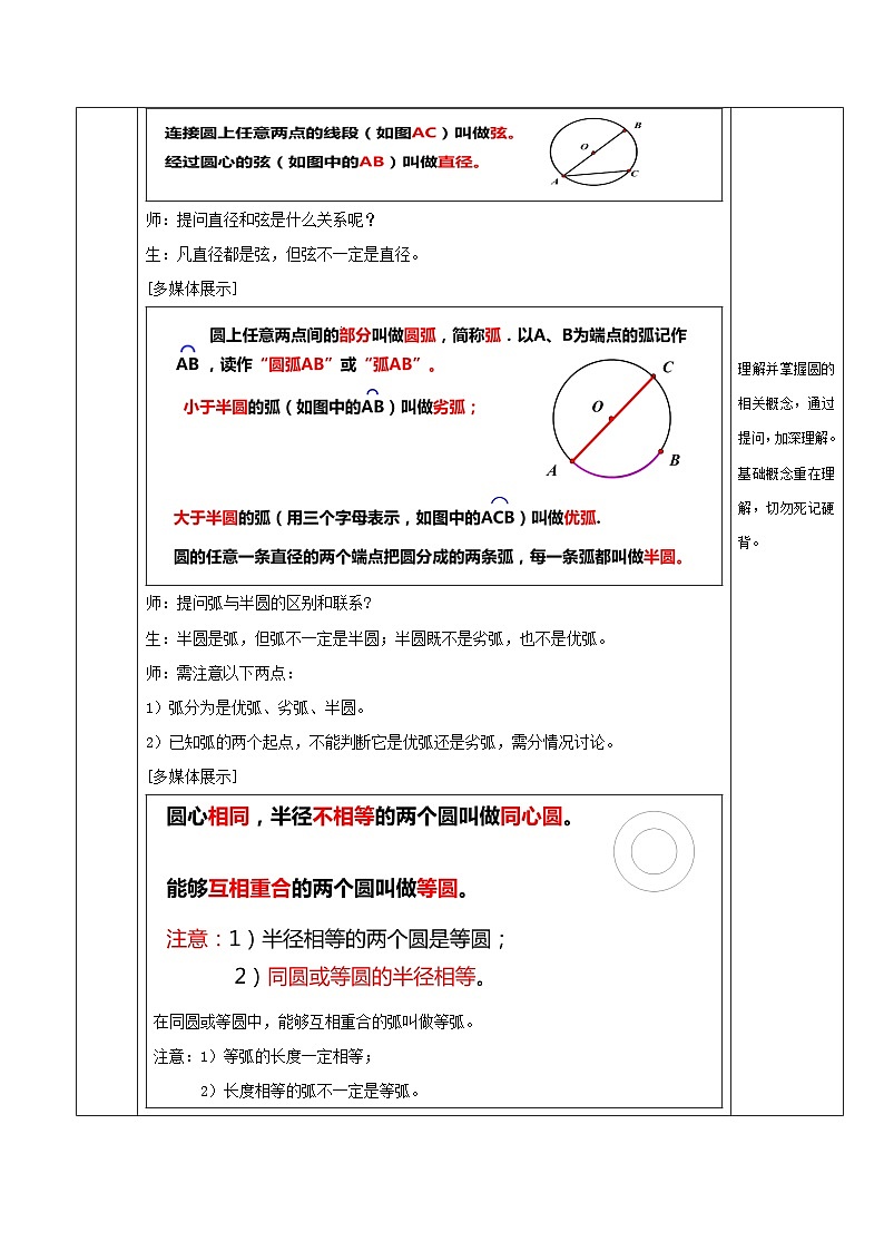 人教版初中数学九年级上册 24.1.1 《 圆》 课件+教案+导学案+分层作业（含教师学生版和教学反思）03
