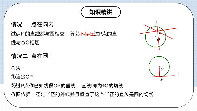 人教版初中数学九年级上册 24.2.2 《 直线与圆的位置关系（第三课时》 课件+教案+导学案+分层作业（含教师学生版和教学反思）05