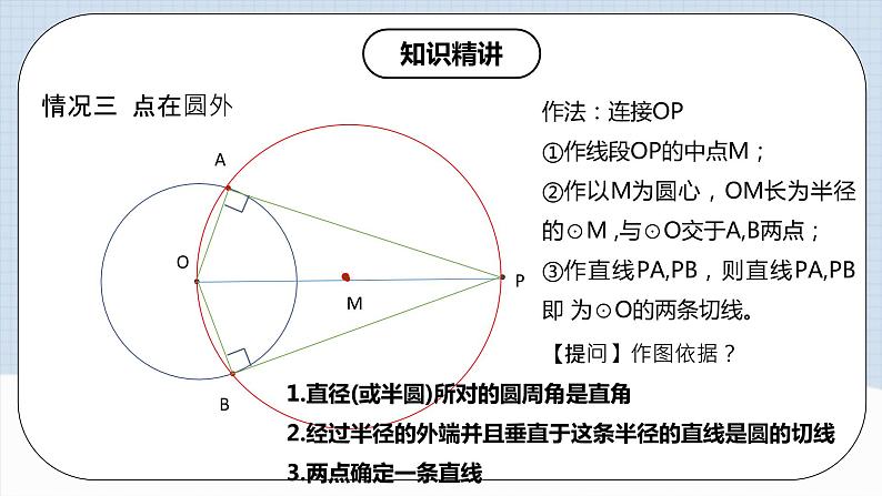 人教版初中数学九年级上册 24.2.2 《 直线与圆的位置关系（第三课时》 课件+教案+导学案+分层作业（含教师学生版和教学反思）06