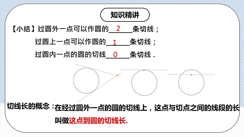 人教版初中数学九年级上册 24.2.2 《 直线与圆的位置关系（第三课时》 课件+教案+导学案+分层作业（含教师学生版和教学反思）07