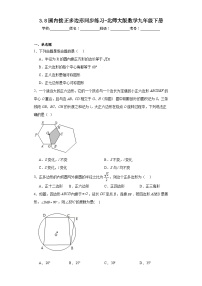 数学九年级下册8 圆内接正多边形当堂达标检测题