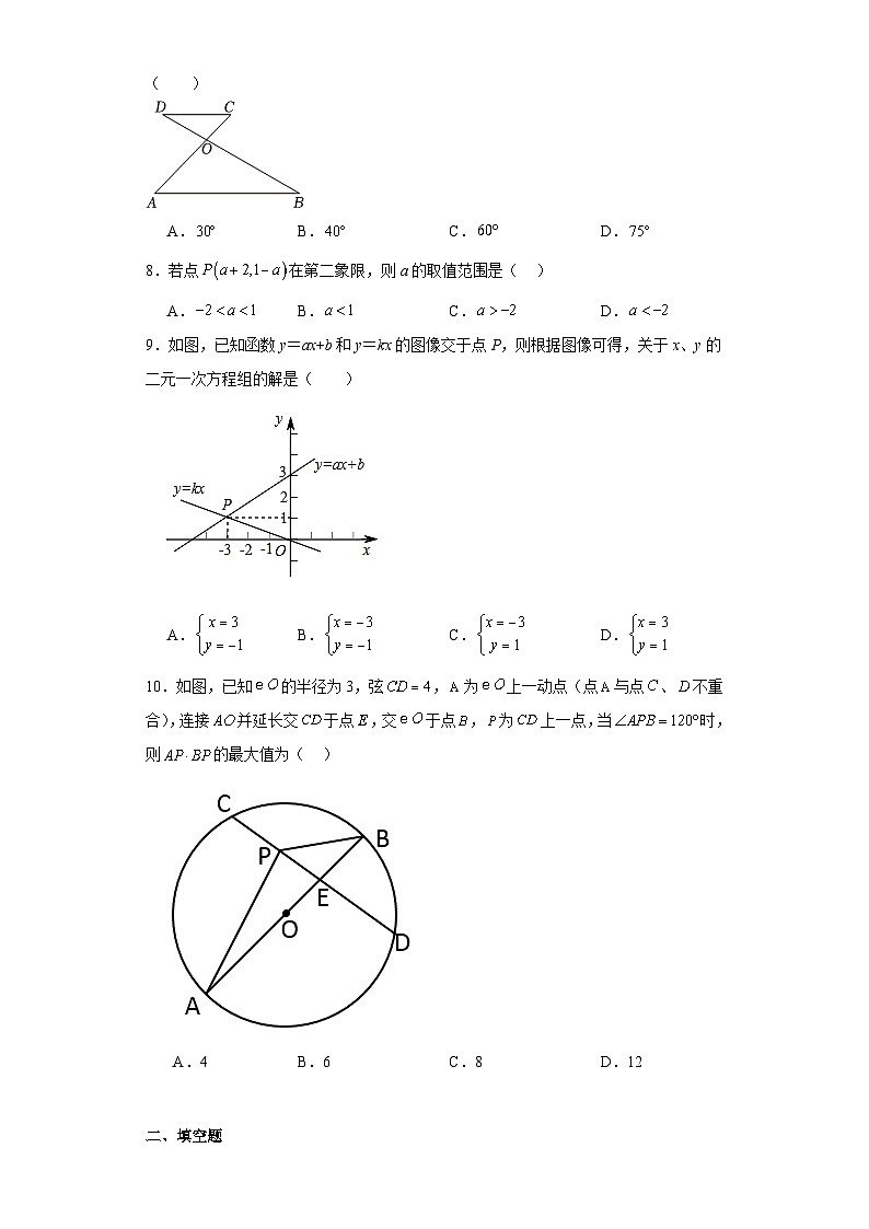 2023年广东省汕头市中考二模数学试题（含解析）02