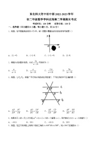 吉林省长春市南关区东北师大附中明珠学校2022-2023学年八年级下学期期末数学试题（含答案）