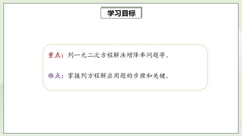 人教版初中数学九年级上册21.3.2实际问题与一元二次方程 (课件PPT+预习案+教案+分层练习)03