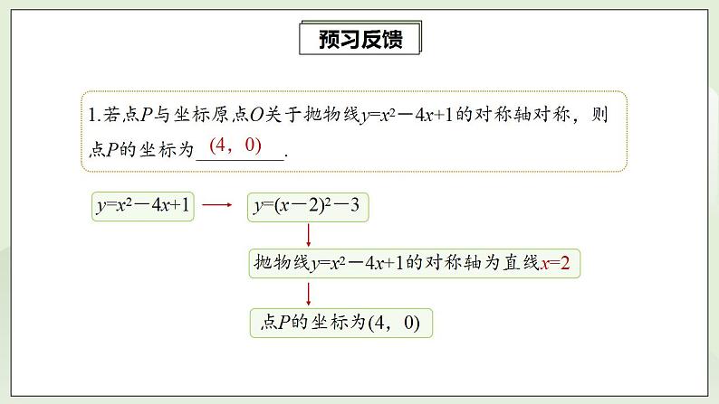 22.1.3.3 二次函数y=a(x-h)2+k的图象和性质  课件+教案+分层练习+预习案04