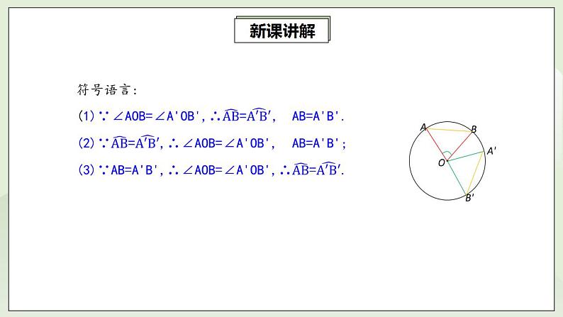 24.1.3 弧、弦、圆心角  课件+教案+分层练习+预习案08