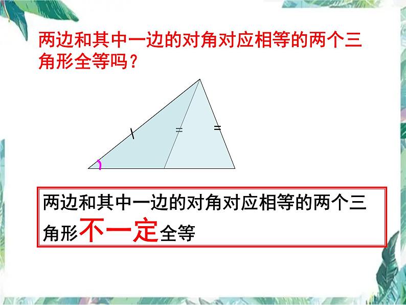 第12章 全等三角形复习课 人教版八年级数学上册课件第5页