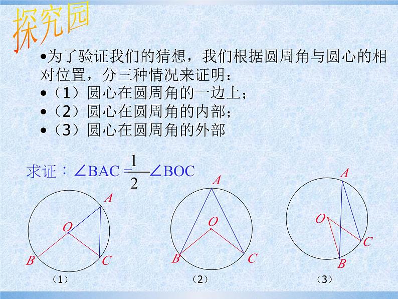 24.1.4.1《圆周角的概念和圆周角定理》PPT课件6-九年级上册数学部编版07