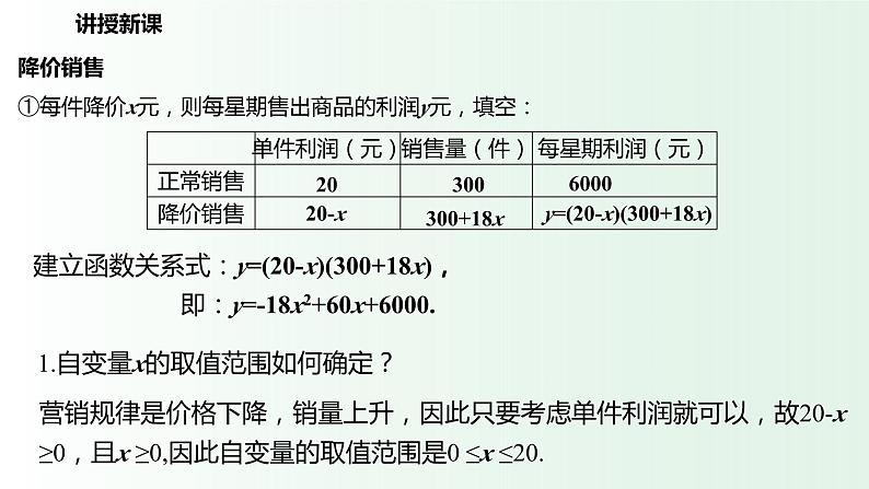 2023-2024学年九年级数学上册 1.4 二次函数的应用（2） 课件第7页