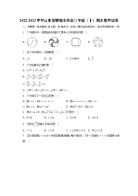 2022-2023学年山东省聊城市莘县八年级（下）期末数学试卷（含解析）