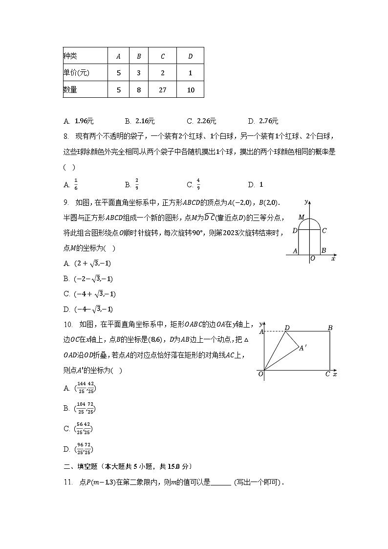 2023年河南省驻马店市西平县、安阳市滑县中考数学三模试卷（含解析）02