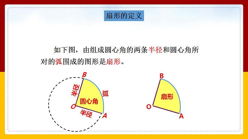 2023-2024学年数学浙教版九年级上册 3.8弧长及扇形的面积（2）课件04