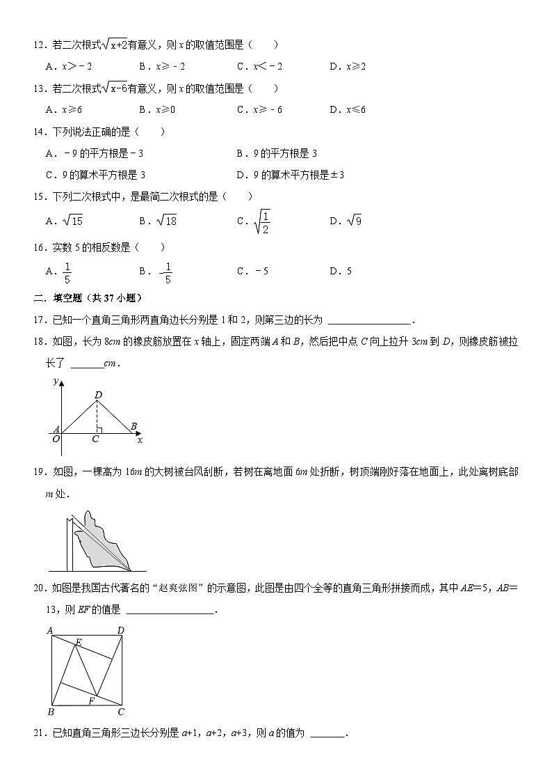 北师大版数学八年级上册期中考试试卷（含详细解析）02