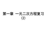 第1章一元二次方程复习课件PPT