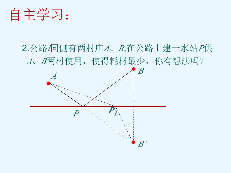 中考数学函数专题复习---利用轴对称求最短距离问题 课件PPT05