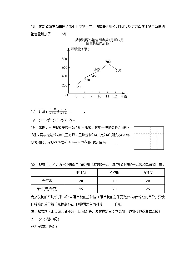 2022-2023学年浙江省绍兴市诸暨市七年级（下）期末数学试卷（含解析）第3页