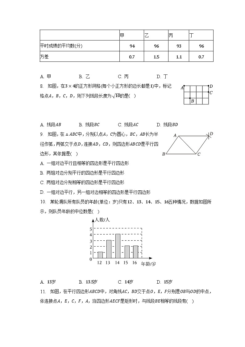 2022-2023学年河北省保定市雄县八年级（下）期末数学试卷（含解析）第2页