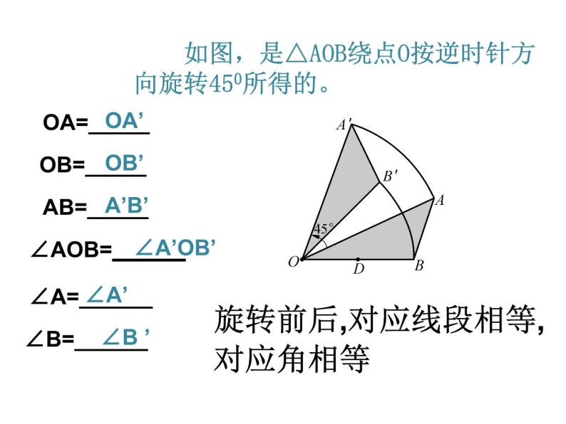 中考数学旋转的特征课件PPT07