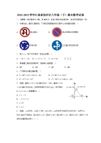 江西省抚州市2022-2023学年八年级下学期期末数学试卷