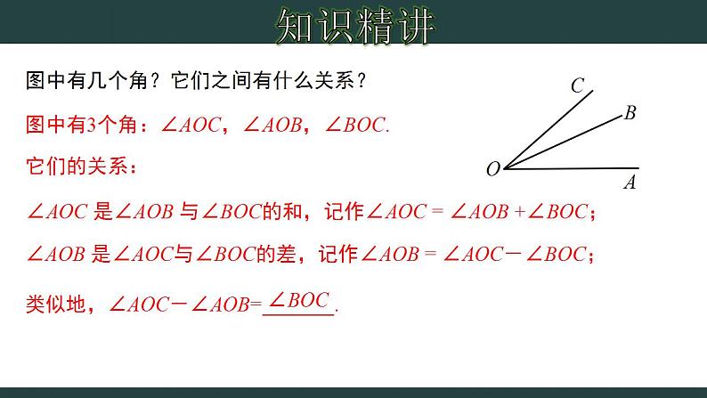 6.7.1 角的和差-2023-2024学年七年级数学上册教材配套教学课件(浙教版)03