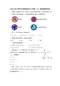 2022-2023学年江西省抚州市八年级（下）期末数学试卷（含解析）