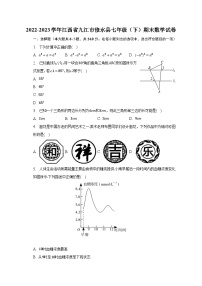 2022-2023学年江西省九江市修水县七年级（下）期末数学试卷（含解析）