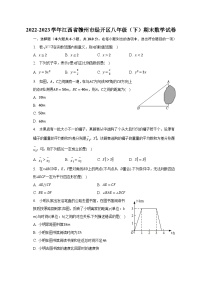 2022-2023学年江西省赣州市经开区八年级（下）期末数学试卷（含解析）