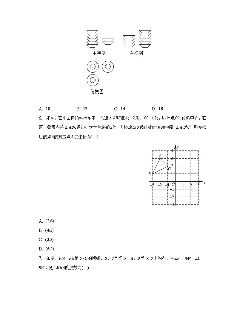 2023年山东省青岛市城阳区中考数学三模试卷（含解析）第2页