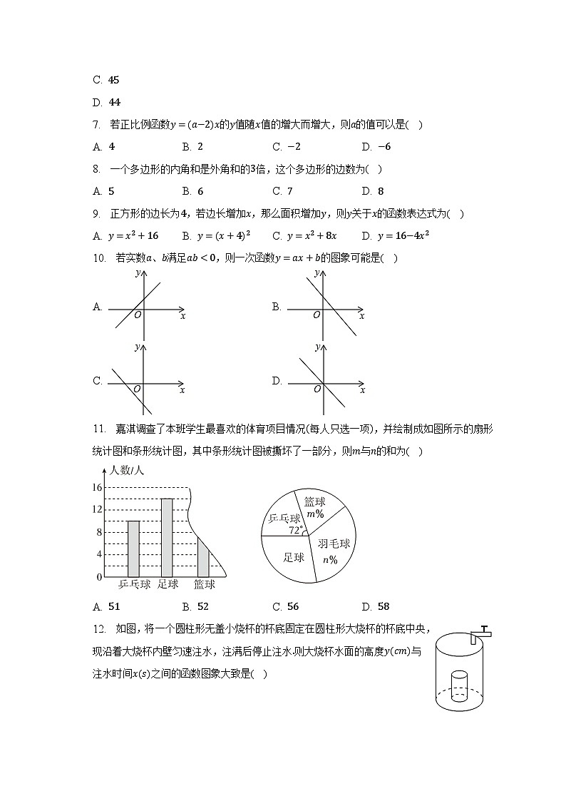 2022-2023学年河北省邯郸市馆陶实验中学、魏僧寨中学八年级（下）期末数学试卷（含解析）02