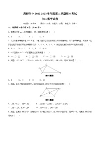 海南省海口市美兰区海南师范大学附属中学2022-2023学年八年级下学期期末数学试题（含答案）