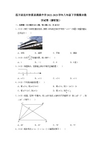 四川省达州市渠县清溪中学2022-2023学年八年级下学期期末数学试卷（含答案）