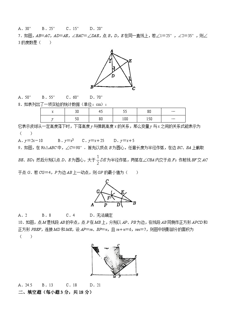 辽宁省阜新市海州区2022-2023学年七年级下学期期末数学试题（含答案）第2页
