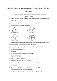 2022-2023学年广东省佛山市南海区、三水区七年级（下）期末数学试卷（含解析）