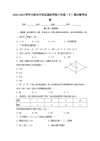 2022-2023学年天津市开发区国际学校八年级（下）期末数学试卷（含解析）