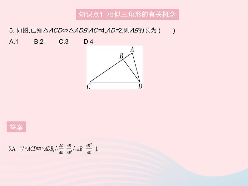 2023九年级数学上册第25章图形的相似25.3相似三角形上课课件新版冀教版第7页