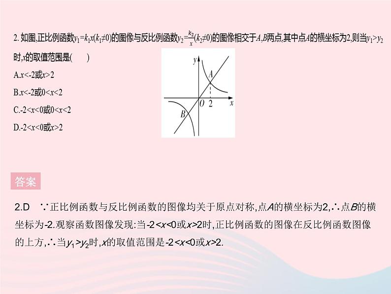 2023九年级数学上册第27章反比例函数专项2反比例函数与一次函数的综合应用上课课件新版冀教版04