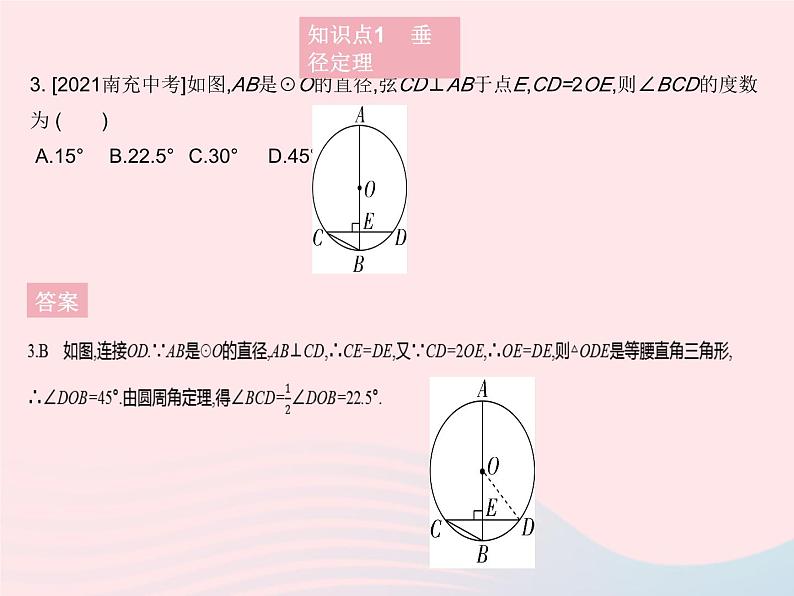 2023九年级数学上册第28章圆28.4垂径定理上课课件新版冀教版05