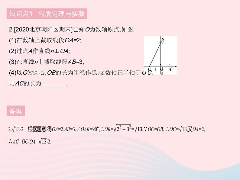 2023八年级数学下册第十七章勾股定理17.1勾股定理课时3利用勾股定理进行作图与计算作业课件新版新人教版04