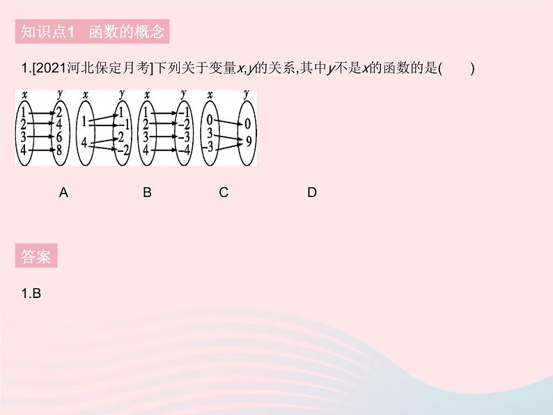 2023八年级数学下册第十九章一次函数19.1函数课时2函数作业课件新版新人教版第3页