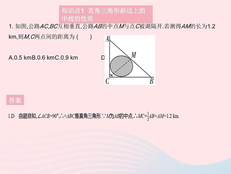 2023九年级数学上册第24章解直角三角形24.2直角三角形的性质作业课件新版华东师大版03